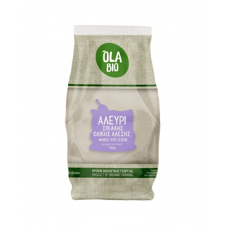 ORGANIC WHOLE RYE FLOUR 750g Flour ORGANIC WHOLE RYE FLOUR 750g Flour