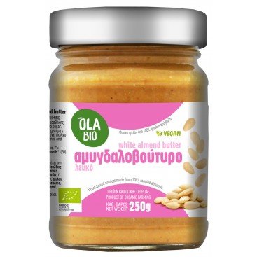 ΑΜΥΓΔΑΛΟΒΟΥΤΥΡΟ ΛΕΥΚΟ ΕΛΛΗΝΙΚΟ ΒΙΟ 250g