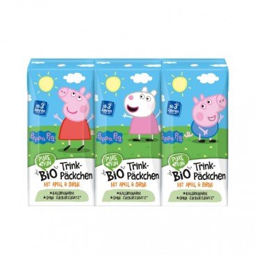 ΧΥΜΟΣ ΜΕ ΜΗΛΟ & ΑΧΛΑΔΙ PEPPA PIG BΙΟ 3x200ml