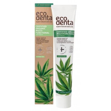 ΟΔΟΝΤΟΚΡΕΜΑ ΜΕ ΚΑΝΝΑΒΗ ΤΣΑΙ MATCHA ΜΕΝΤΑ ΒΙΟ 75ml 