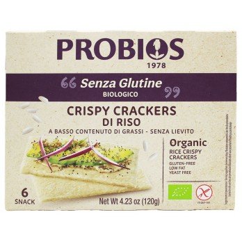 RICE CRACKERS GLUTEN FREE BIO 120g RICE CRACKERS GLUTEN FREE BIO 120g