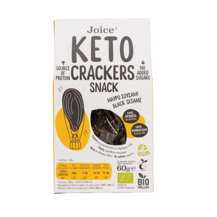 Crakers Sesame black BIO 60gr Breadsticks Crakers Sesame black BIO 60gr Breadsticks