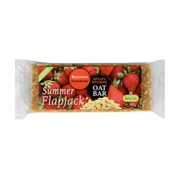 ΜΠΑΡΑ ΒΡΩΜΗΣ ΜΕ ΦΡΑΟΥΛΑ SUMMER FLAPJACK 90g