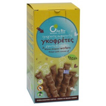 Snack filled with chocolate vegan ΒΙΟ 140gr Snack filled with chocolate vegan ΒΙΟ 140gr