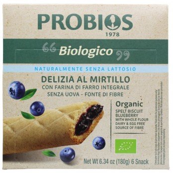 Spelt biscuit blueberry with whole flour BIO 6x30g Spelt biscuit blueberry with whole flour BIO 6x30g