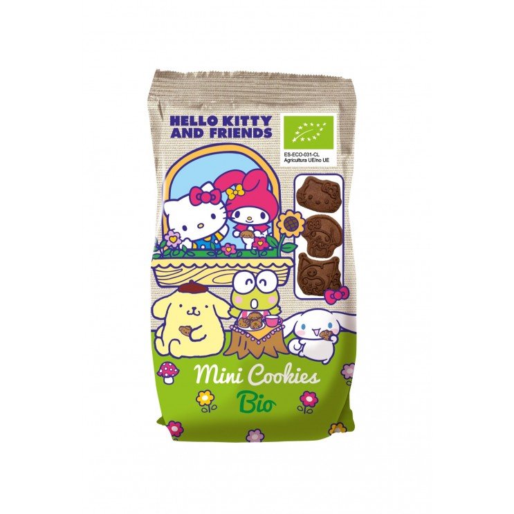ORGANIC MINI COCOA COOKIES HELLO KITTY 100g