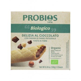 SPELT BISCUITS FILLED WITH CHOCOLATE ΒΙΟ 180g (6x30g) SPELT BISCUITS FILLED WITH CHOCOLATE ΒΙΟ 180g (6x30g)