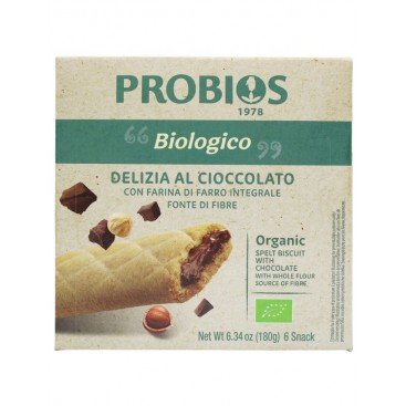 SPELT BISCUITS FILLED WITH CHOCOLATE ΒΙΟ 180g (6x30g) SPELT BISCUITS FILLED WITH CHOCOLATE ΒΙΟ 180g (6x30g)