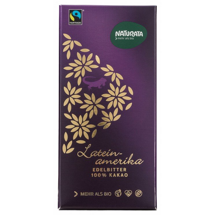 ΣΟΚΟΛΑΤΑ ΜΑΥΡΗ 100% ΚΑΚΑΟ BIO 80g