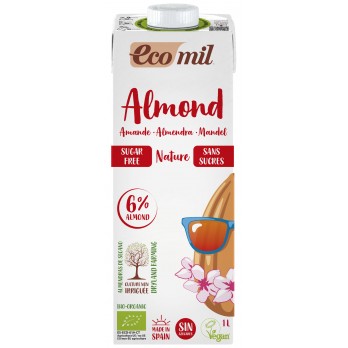ALMOND DRINK 6% NATURAL GLUTEN FREE & SUGAR FREE ΒΙΟ 1LΤ ALMOND DRINK 6% NATURAL GLUTEN FREE & SUGAR FREE ΒΙΟ 1LΤ
