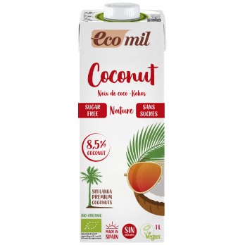 COCONUT DRINK 8.5% NATURAL SUGAR FREE ΒΙΟ 1LT COCONUT DRINK 8.5% NATURAL SUGAR FREE ΒΙΟ 1LT