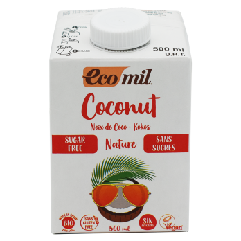 COCONUT DRINK NATURAL SUGAR FREE BIO 500ml COCONUT DRINK NATURAL SUGAR FREE BIO 500ml