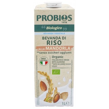 RICE DRINK WITH ALMOND BIO 1L RICE DRINK WITH ALMOND BIO 1L