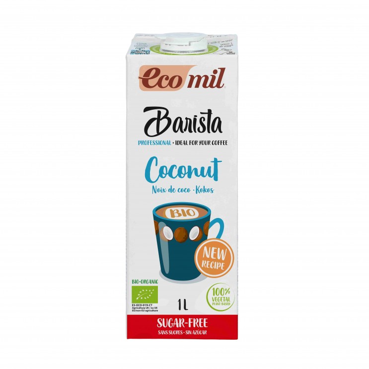Organic Coconut Almond Barista Drink Sugar Free 1L Organic Coconut Almond Barista Drink Sugar Free 1L