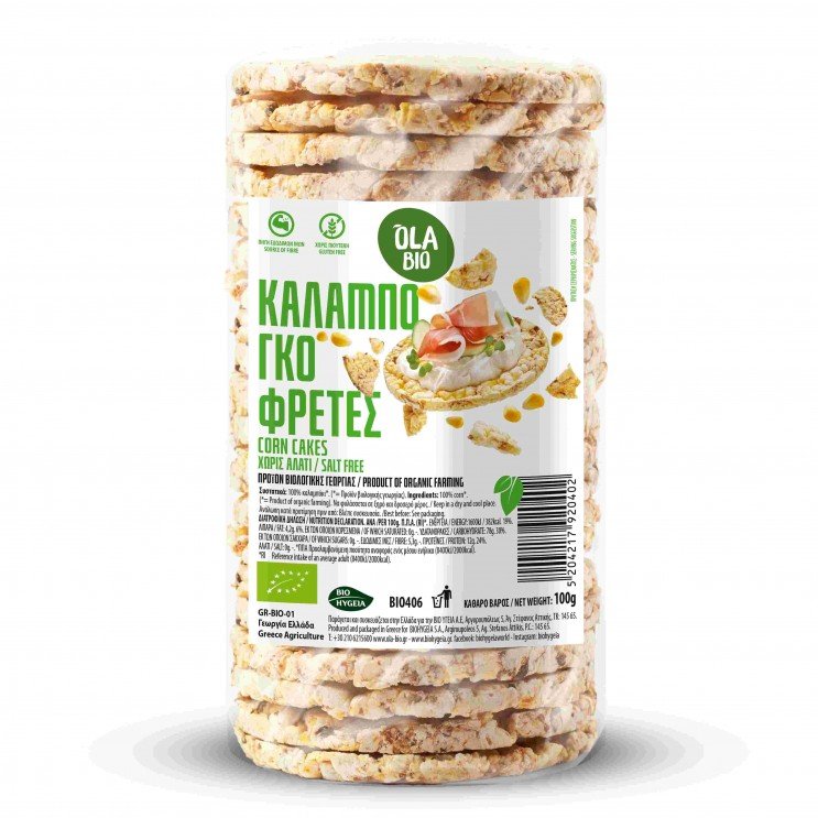 ΚΑΛΑΜΠΟΓΚΟΦΡΕΤΕΣ ΧΩΡΙΣ ΑΛΑΤΙ ΒΙΟ 100g Χωρίς Αλάτι ΚΑΛΑΜΠΟΓΚΟΦΡΕΤΕΣ ΧΩΡΙΣ ΑΛΑΤΙ ΒΙΟ 100g Χωρίς Αλάτι