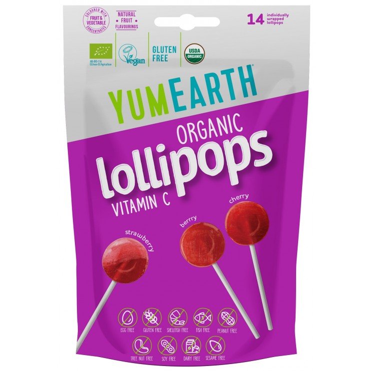 ORGANIC Lollipops WITH VITAMIN 87g 2015
