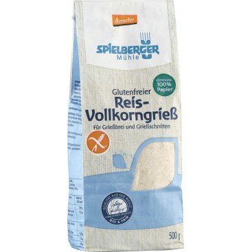 ΣΙΜΙΓΔΑΛΙ ΡΥΖΙΟΥ ΧΩΡΙΣ ΓΛΟΥΤΕΝΗ DEMETER SPIELBERGER 500g