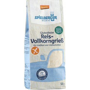 ΣΙΜΙΓΔΑΛΙ ΡΥΖΙΟΥ ΧΩΡΙΣ ΓΛΟΥΤΕΝΗ DEMETER SPIELBERGER 500g