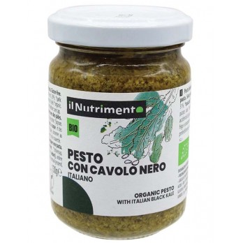 GLUTEN FREE PESTO WITH BLACK KALE BIO 130g GLUTEN FREE PESTO WITH BLACK KALE BIO 130g