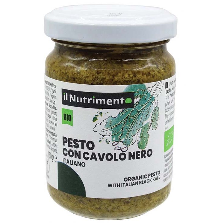 GLUTEN FREE PESTO WITH BLACK KALE BIO 130g GLUTEN FREE PESTO WITH BLACK KALE BIO 130g