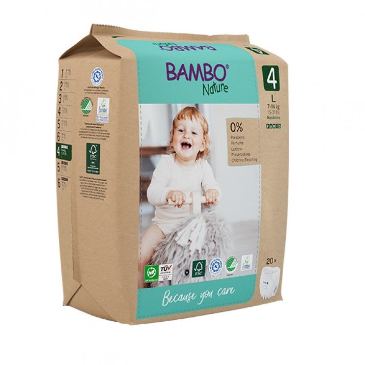 DIAPER PANTS L No.4 - 7-14kg - 20PCS