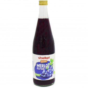 ΧΥΜΟΣ ΚΟΚΚΙΝΟΥ ΣΤΑΦΥΛΙΟΥ MERLOT BIO 700ml