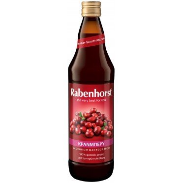 ΧΥΜΟΣ CRANBERRY (ΚΡΑΝΜΠΕΡΥ) 100% 750ml