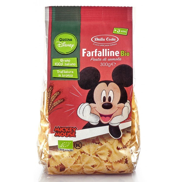 PASTA FARFALLINE DISNEY BIO 300g Pasta PASTA FARFALLINE DISNEY BIO 300g Pasta