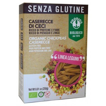 ORGANIC CKICKPEAS CASARECCE 250g ORGANIC CKICKPEAS CASARECCE 250g