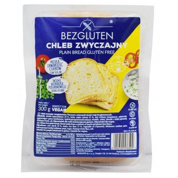 GLUTEN FREE PLAIN BREAD 300g GLUTEN FREE PLAIN BREAD 300g