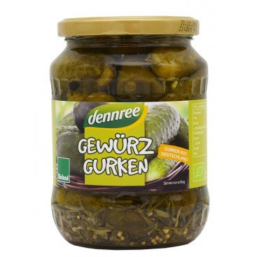 Gherkins ΒΙΟ 670g 