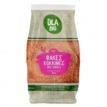 ΦΑΚΕΣ ΚΟΚΚΙΝΕΣ ΒΙΟ 500g