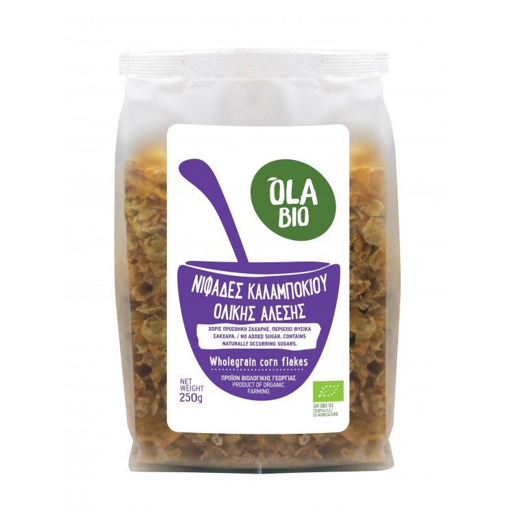 CORN FLAKES ΟΛΙΚΗΣ ΑΛΕΣΕΩΣ ΒΙΟ 250ΓΡ Πρωϊνό