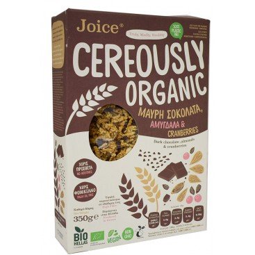 Cereals with  dark choco bio 350gr