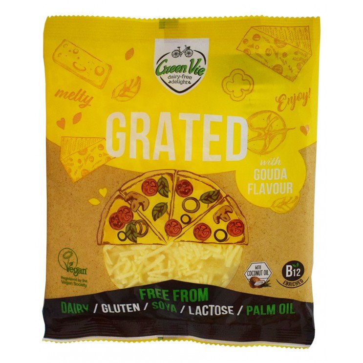 GREEN VIE GOUDA GRATED 150g Vegan GREEN VIE GOUDA GRATED 150g Vegan