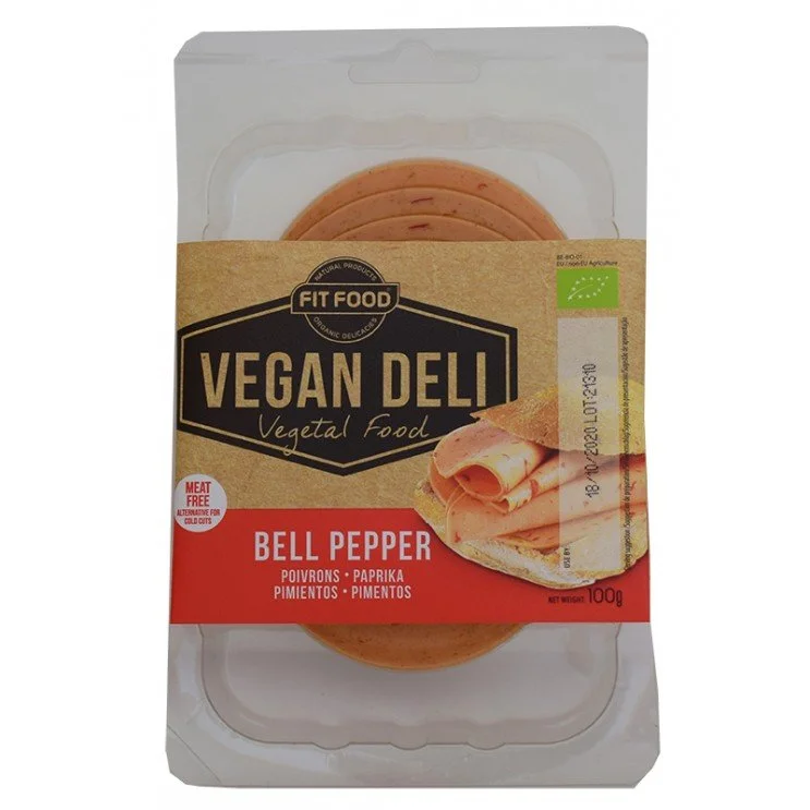 Organic Vegan Cold Cuts Bell Pepper ΒΙΟ100gr ΒΙΟΥΓΕΙΑ