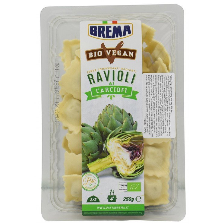 ΡΑΒΙΟΛΙΑ ΦΡΕΣΚΑ ΜΕ ΑΓΓΙΝΑΡΑ ΒΙΟ VEGAN 250g Νέα