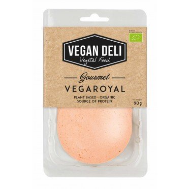 ΧΟΡΤΟΦΑΓΙΚΟ ΤΥΠΟΥ ΑΛΛΑΝΤΙΚΩΝ ΣΕ ΦΕΤΕΣ VEGAROYAL VEGAN BIO 90g