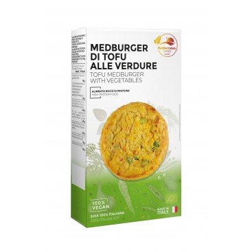 ORGANIC TOFU MEDBURGER WITH VEGETABLES 180g