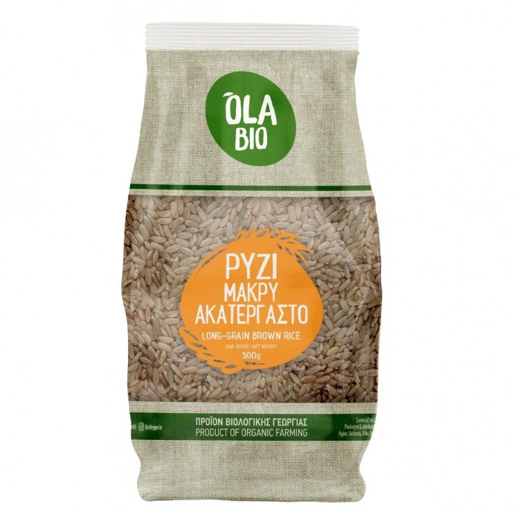 ΡΥΖΙ ΜΑΚΡΥ ΑΚΑΤΕΡΓΑΣΤΟ ΒΙΟ 500g