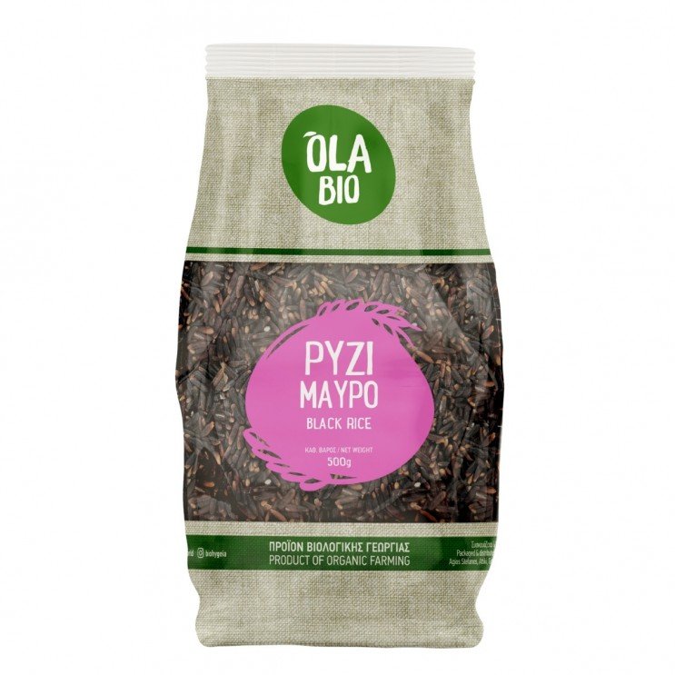 ΡΥΖΙ ΜΑΥΡΟ ΒΙΟ 500g