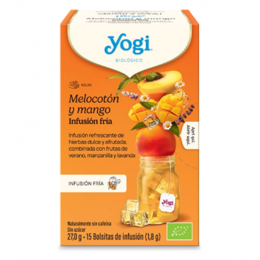 YOGI PEACH-MANGO - COLD BREW ΒΙΟ 27g