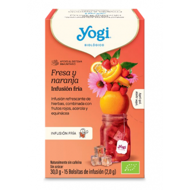 YOGI COLD BREW STRAWBERRY-ORANGE ΒΙΟ 30g