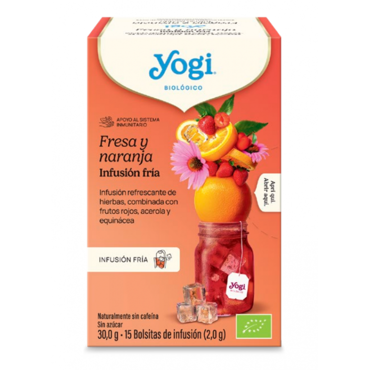 YOGI COLD BREW STRAWBERRY-ORANGE ΒΙΟ 30g