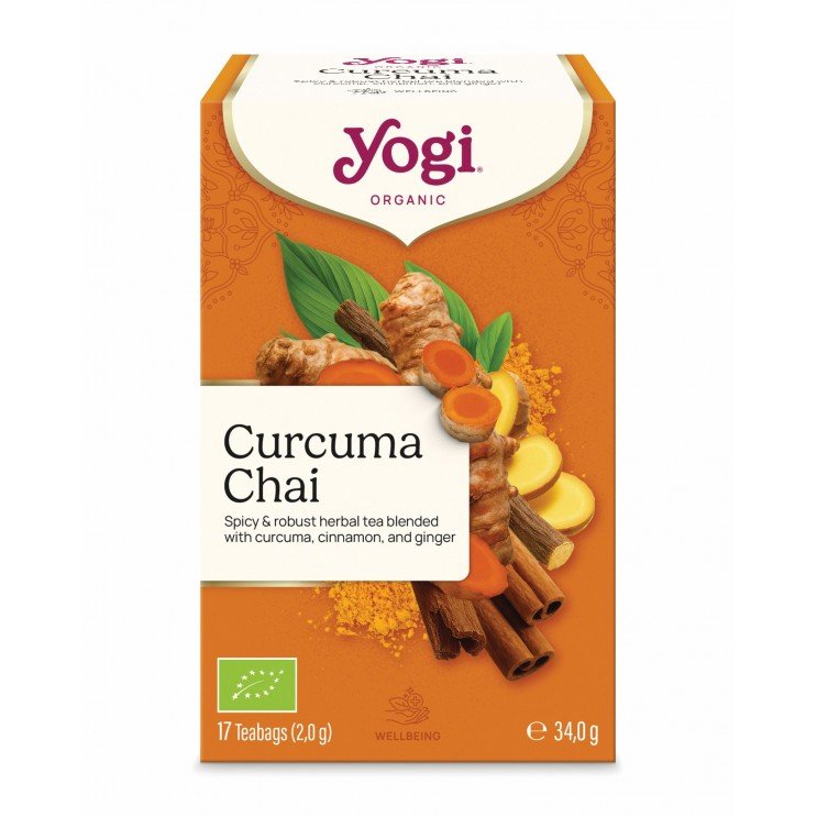 YOGI TEA CURCUMA CHAI ΒΙΟ 34g Yogi Tea YOGI TEA CURCUMA CHAI ΒΙΟ 34g Yogi Tea