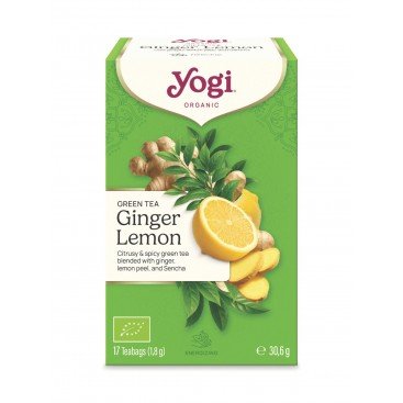 YOGI TEA GREEN TEA GINGER LEMON ΒΙΟ 30,6g