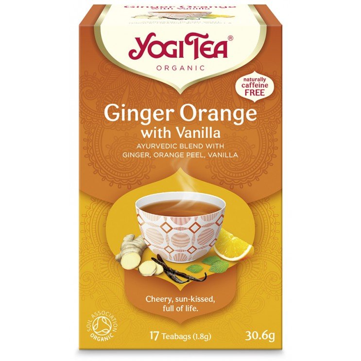 YOGI TEA GINGER ORANGE BΙΟ 30,6g Yogi Tea