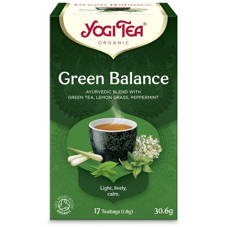YOGI TEA GREEN BALANCE ΒΙΟ 30,6g Yogi Tea