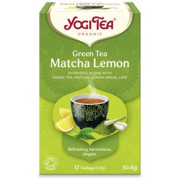 YOGI TEA GREEN TEA MATCHA LEMON ΒΙΟ 30,6g