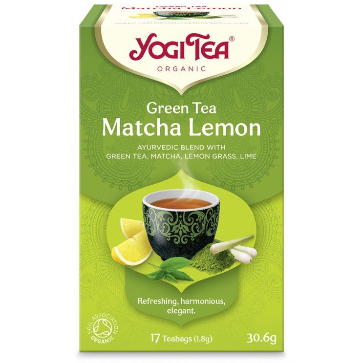 YOGI TEA GREEN TEA MATCHA LEMON ΒΙΟ 30,6g 2016